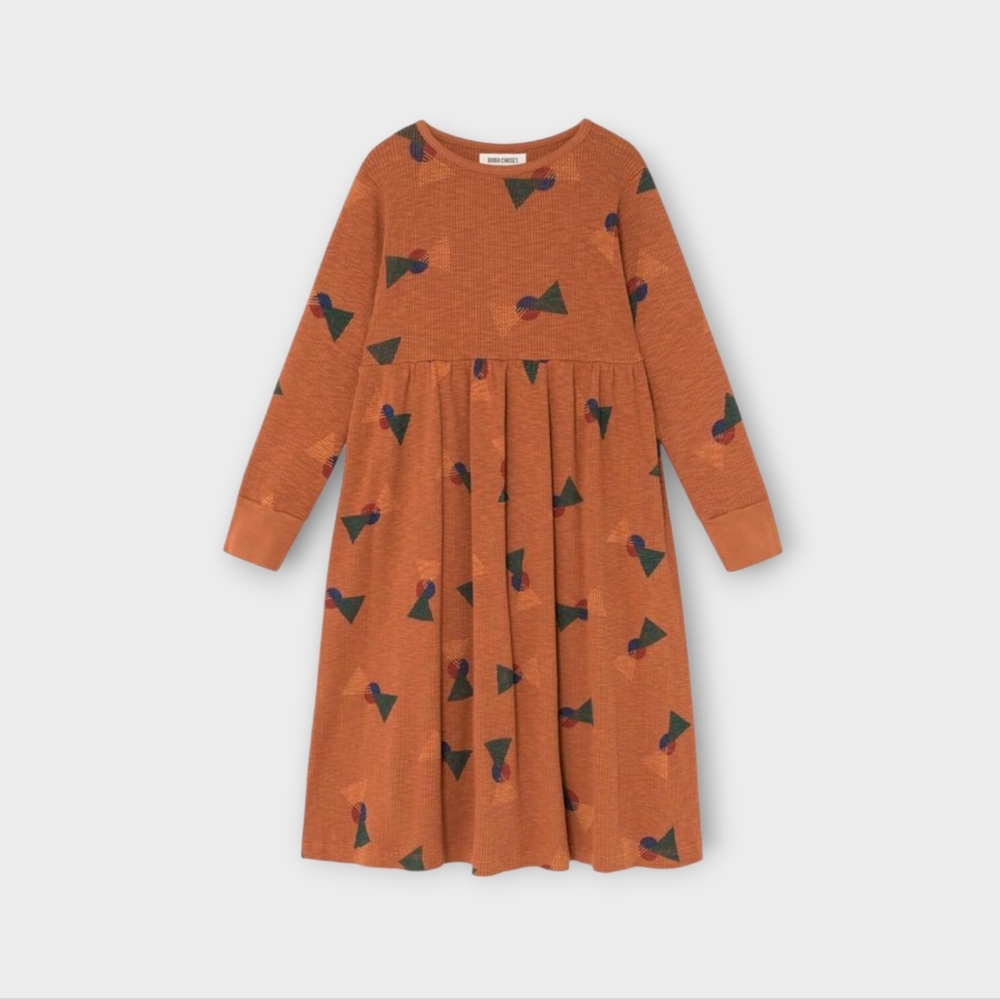 BOBO CHOSES RUST PRINT DRESS